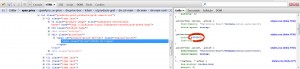 Inspecionando elemento no firebug