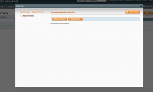 Gerenciador de arquivos do Magento