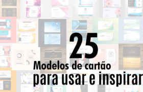 25 modelos de cartão de visita para inspirar e usar